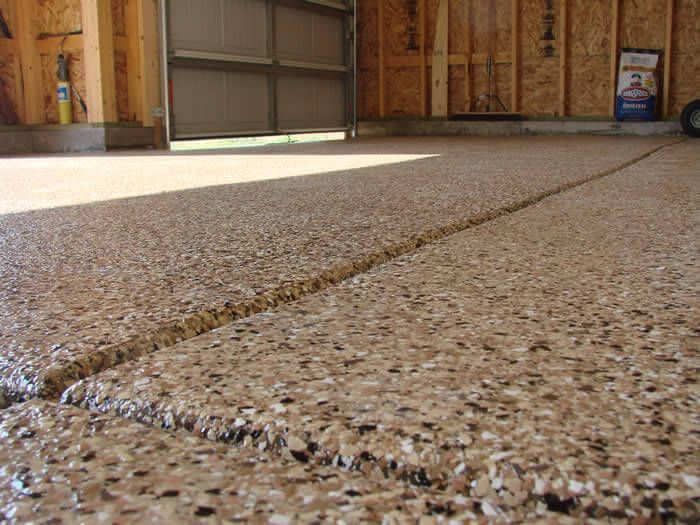 Vinyl Flake Garage Floors for Abstract Coatings & Designs in Salisbury, MD