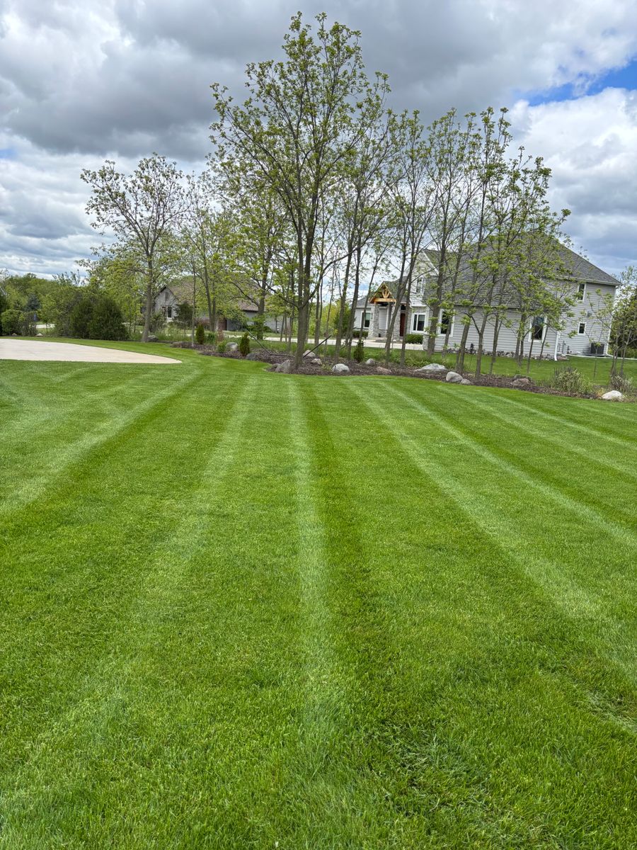Mowing for H&L Lawn Care LLC in Twin Lakes, WI