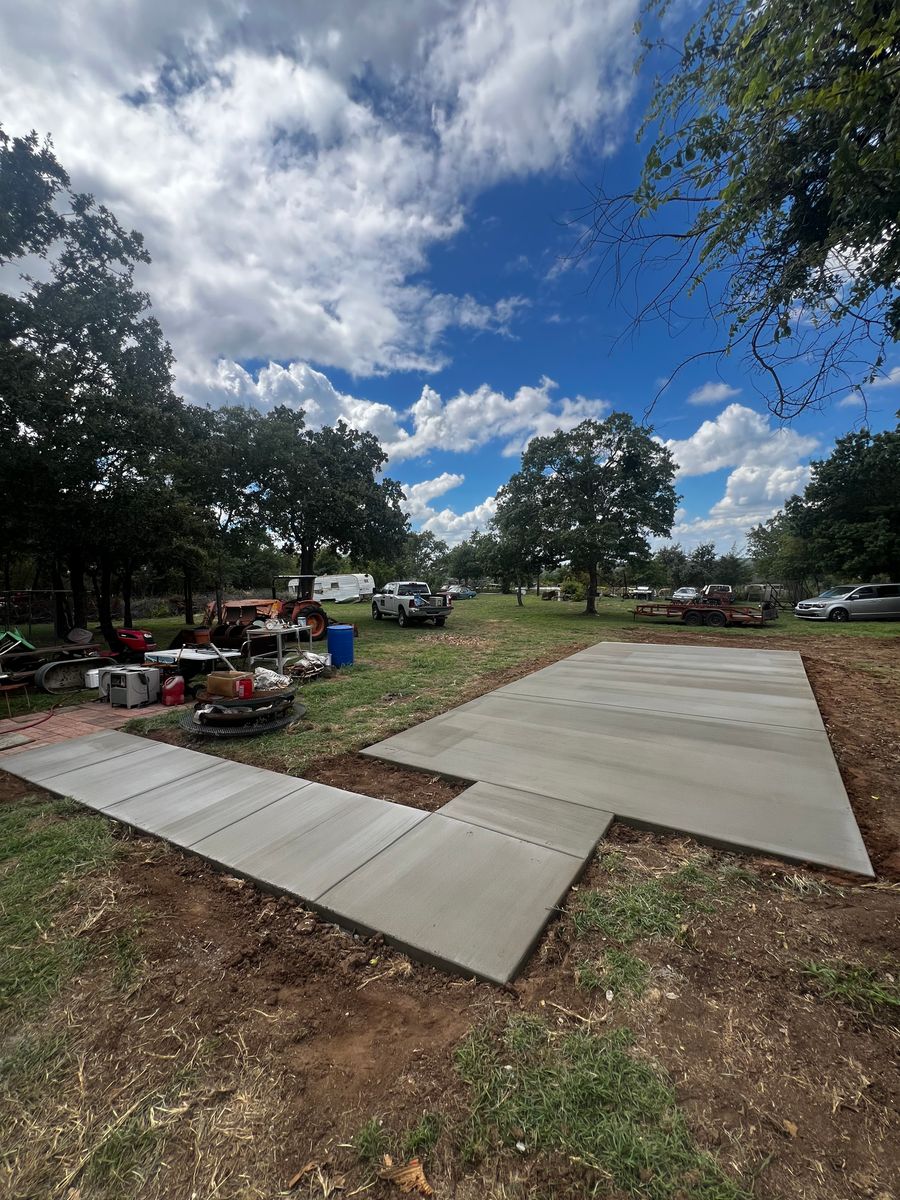 Concrete Slab Construction for BW Concrete Contracting LLC in Fort Worth, TX