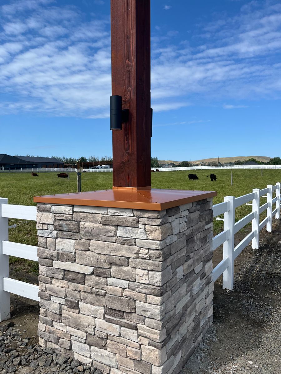 Post Frame Construction for Osborn Construction & Design in Grandview, WA