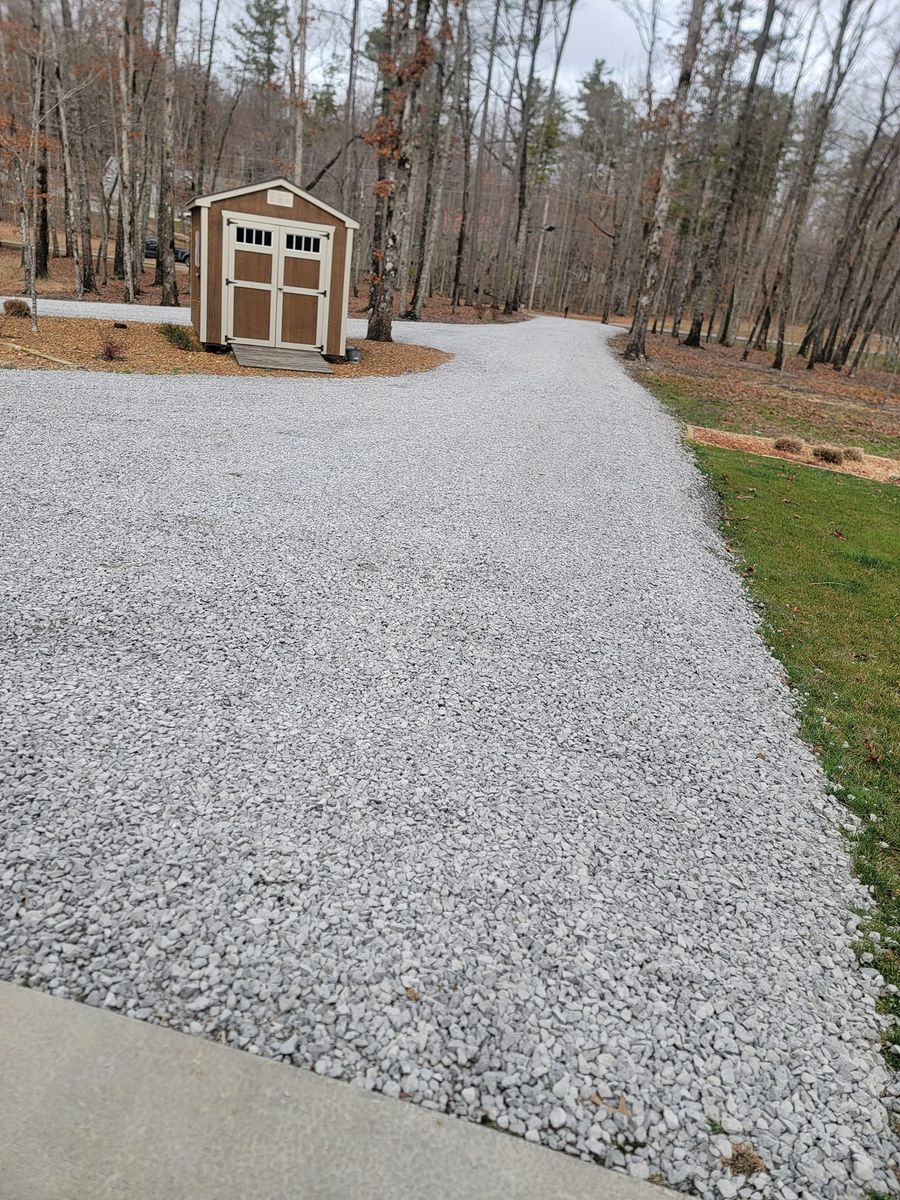 Roadbeds for Troyer's Excavation in Monterey, TN