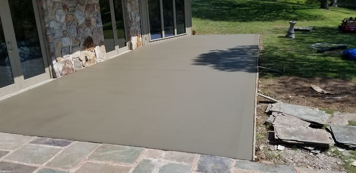 Concrete Slab Construction for Tommy Moore Construction in Anderson County, TN