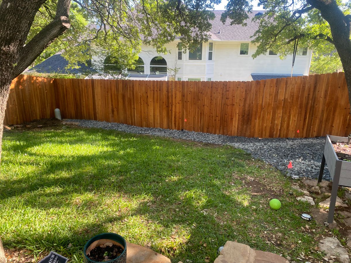 Fencing for J and R Co. in San Antonio,  TX