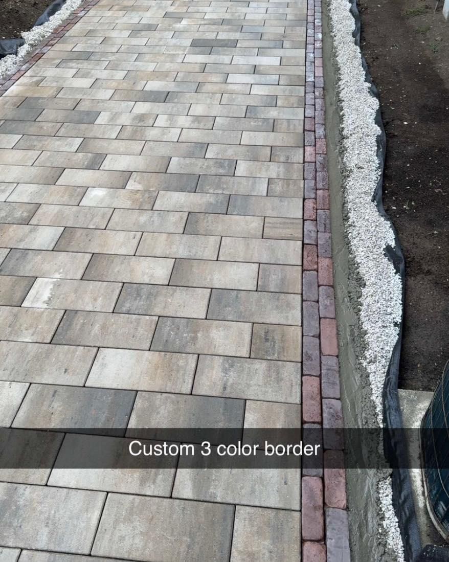 Paver Walkways for H&L Lawn Care LLC in Twin Lakes, WI