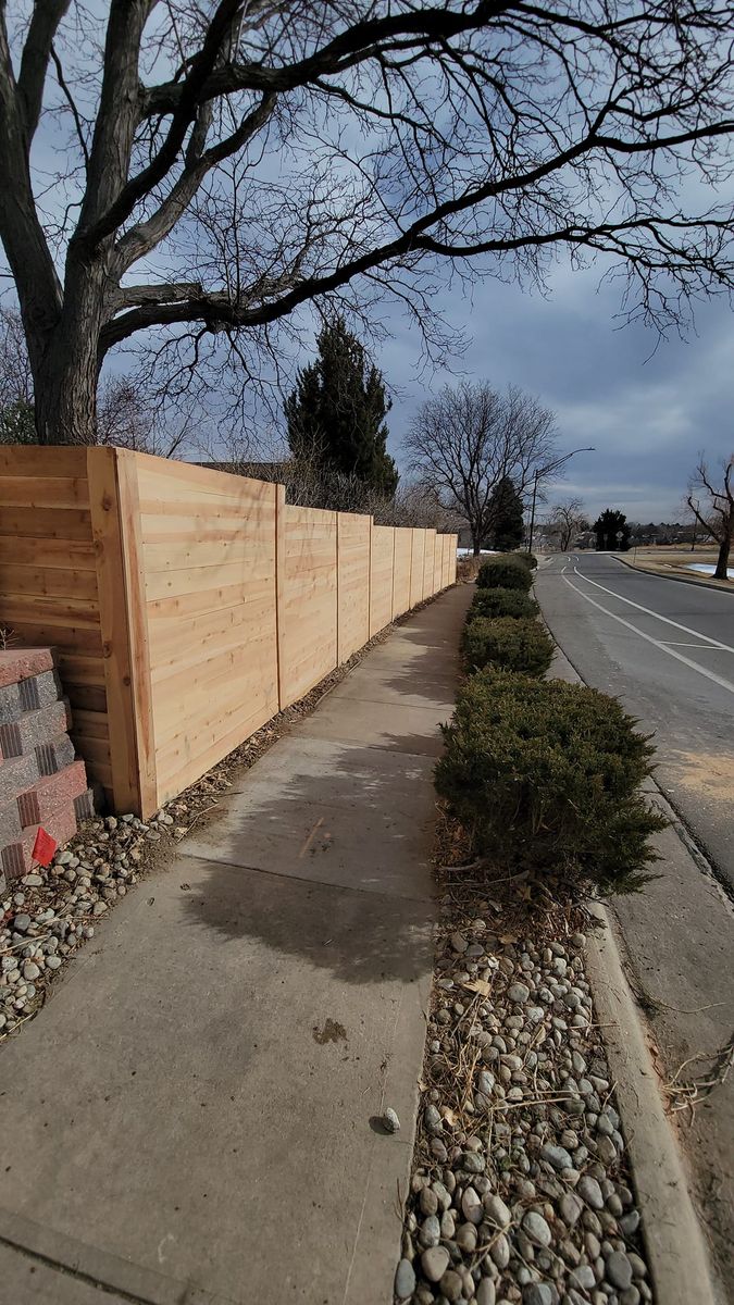  Fence  for NGL Landscape Company in Denver, CO