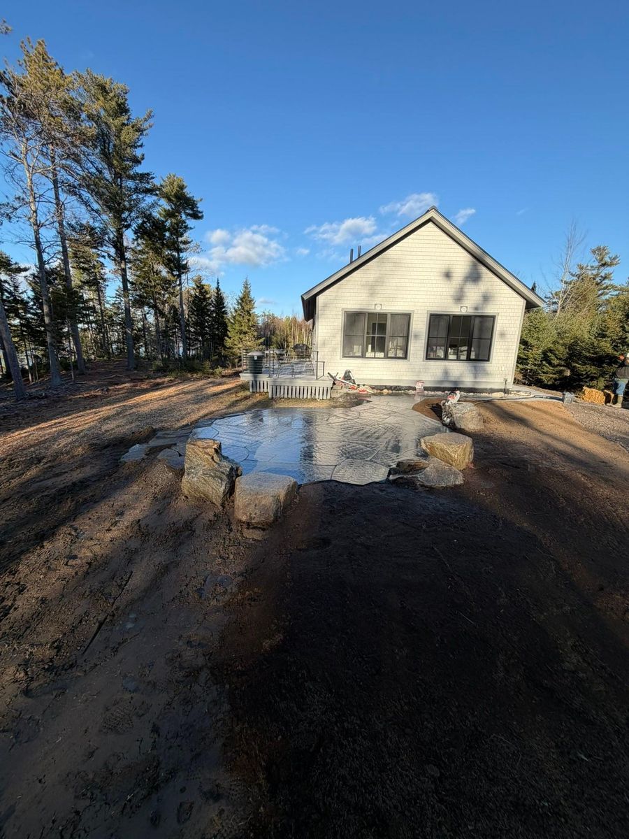 Patio Design & Construction for Organic Innovations Stonework and Design in Brunswick, ME