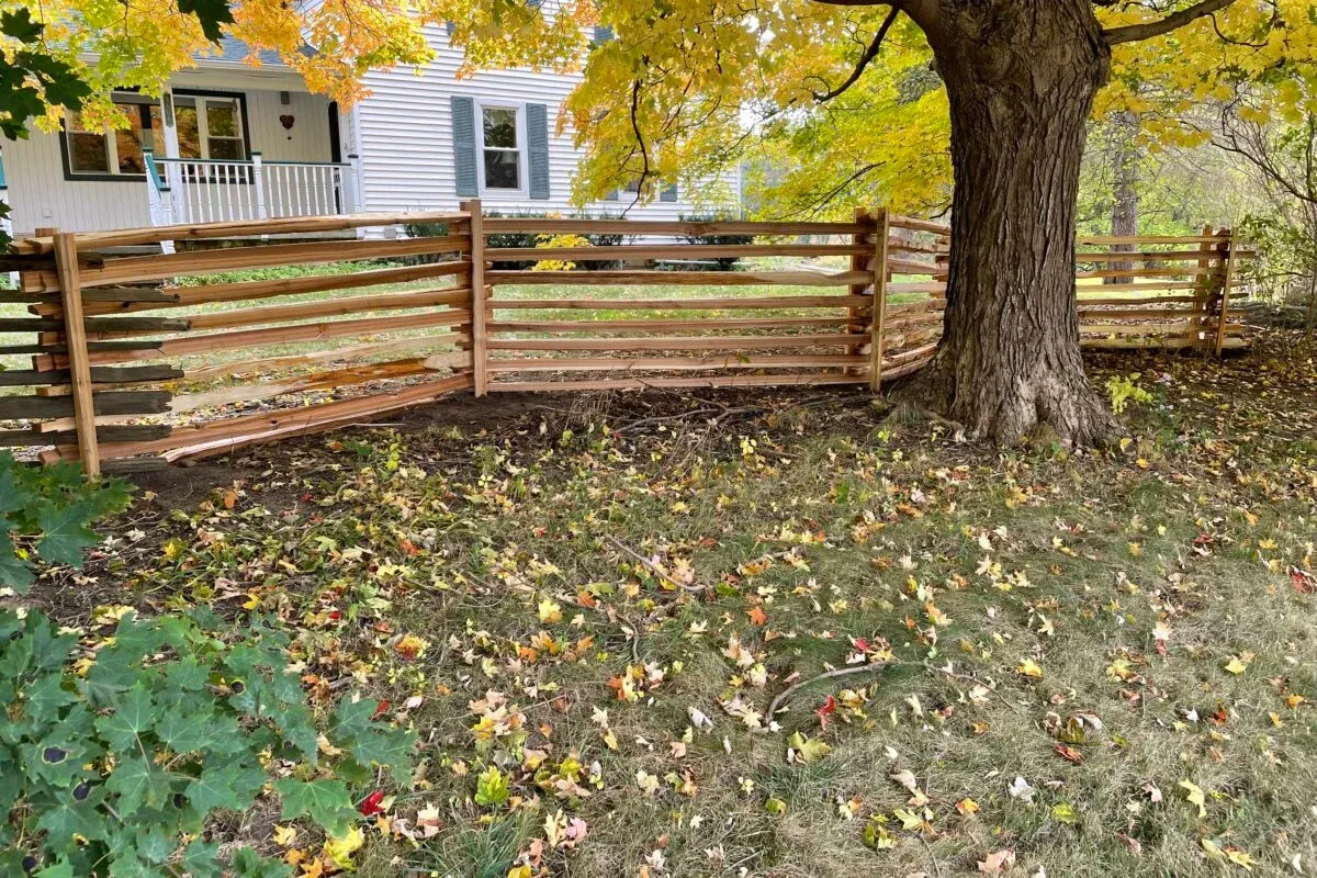 Fence Installation for TMF Services in Lapeer County, MI