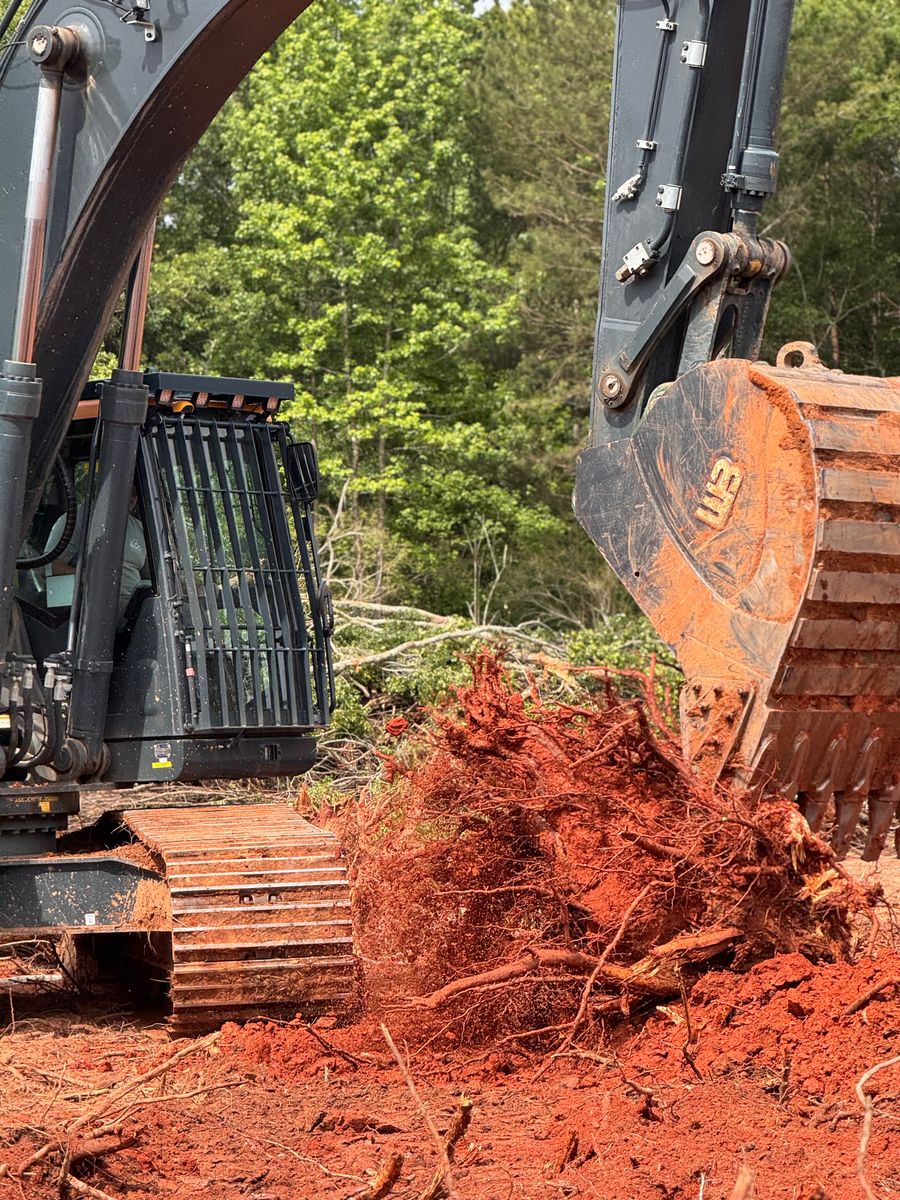Land Clearing for Bryant's Land Services in Forsyth, GA
