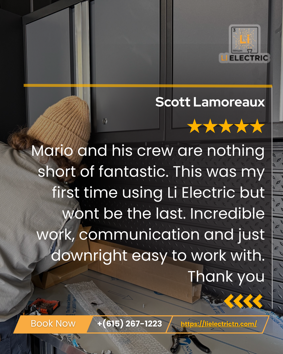 Remodel / Custom Home Electrical Work for Li Electric of TN in Columbia, TN