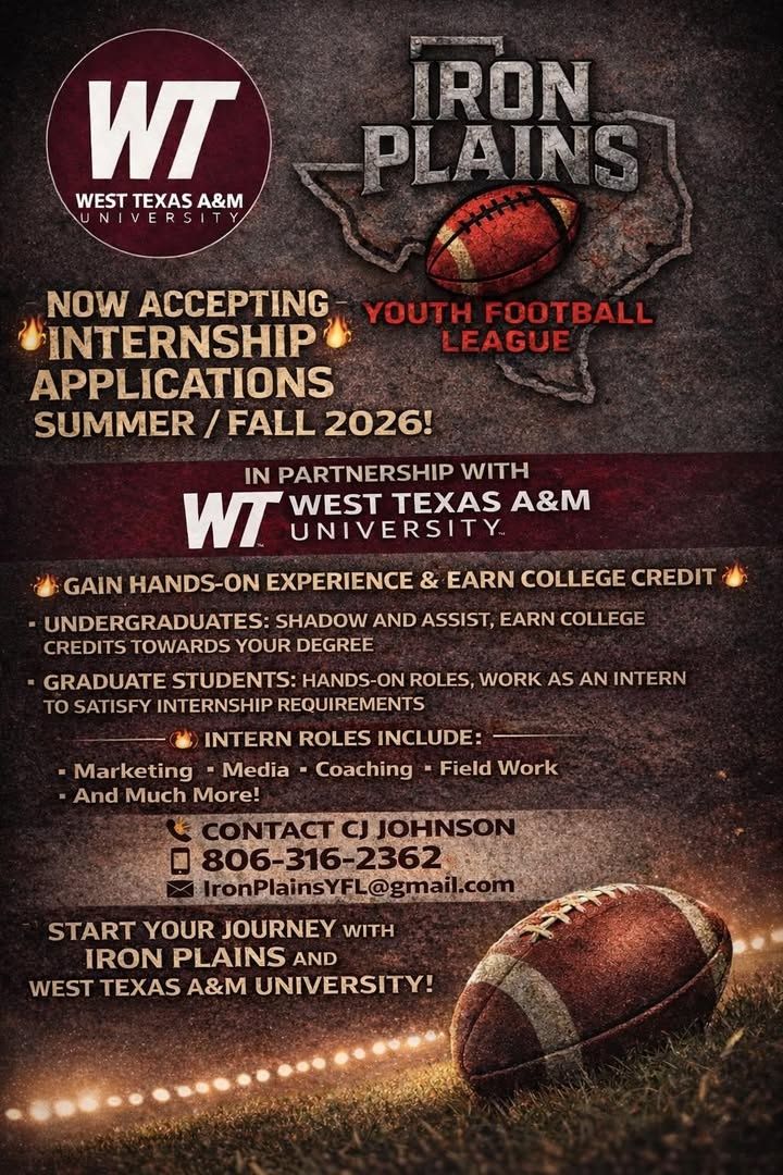 Youth Football for Iron Plains Youth Football League in Amarillo, TX