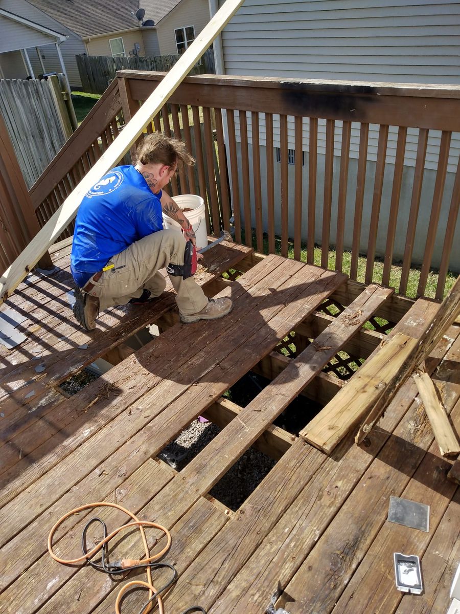 Deck & Patio Installation for Unbelievable Remodeling Painting and Cleaning in Lexington, KY