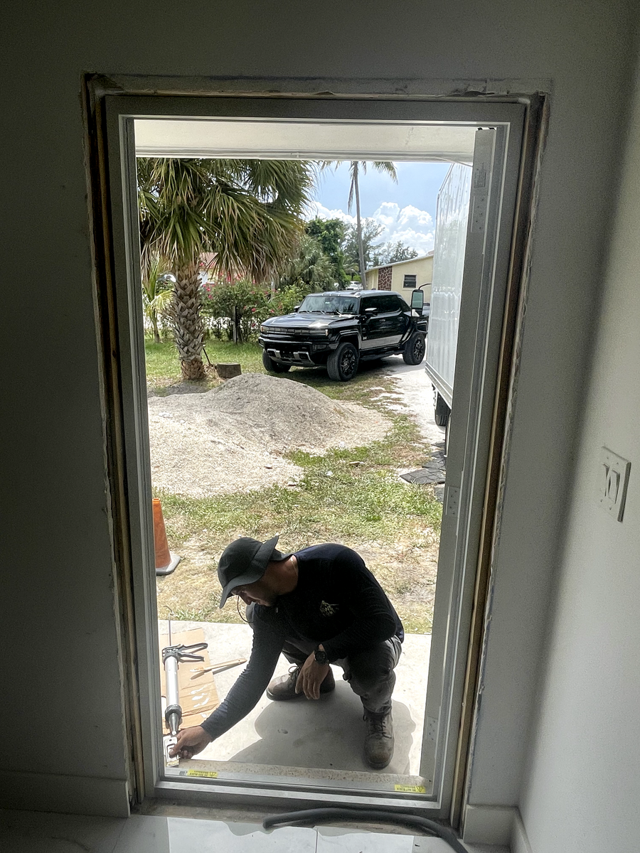 Impact Door Installation for 3D Impact Windows in West Palm Beach, FL