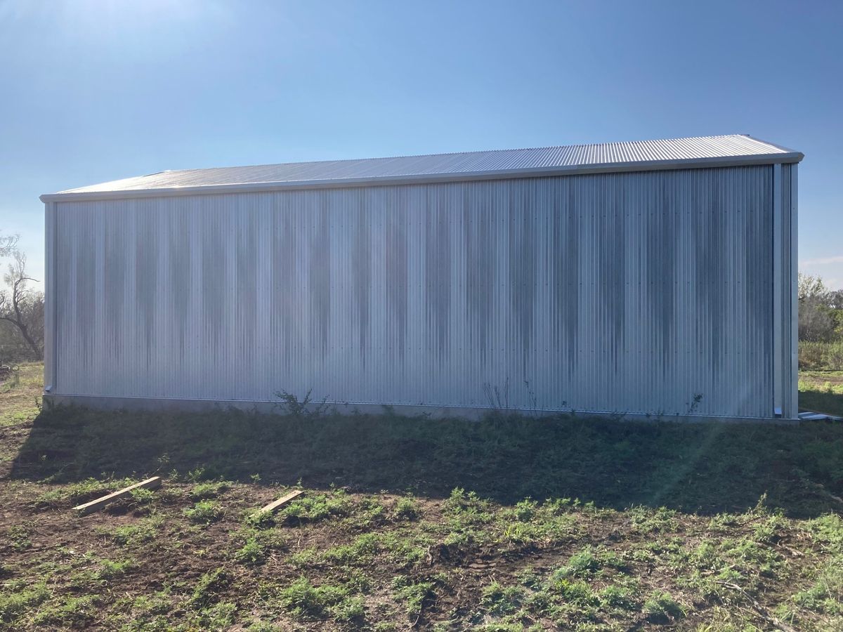 Pre-Engineered Metal Buildings for 292 Construction LLC in Gonzales County, TX