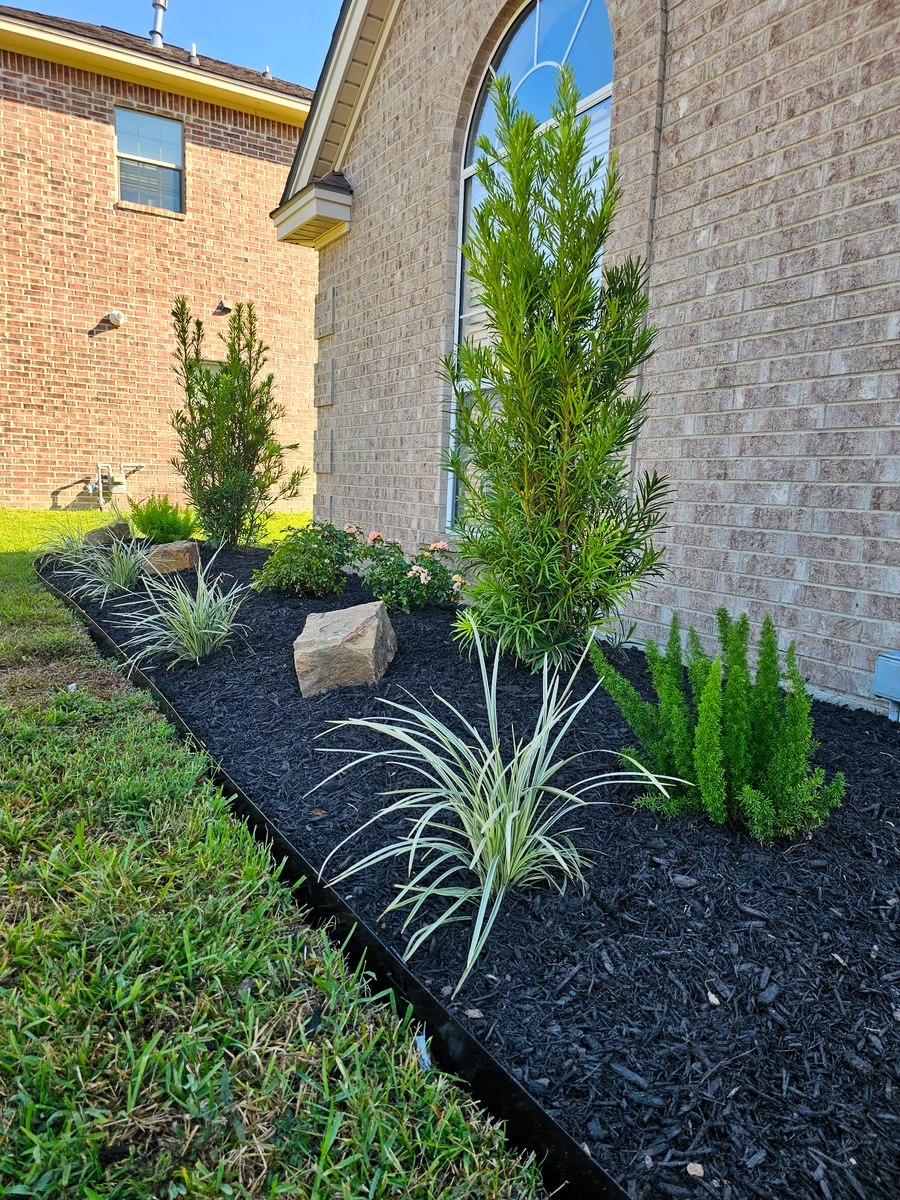 Mulch Installation for Bruno's Professional Lawn's & Landscape in Beaumont, TX