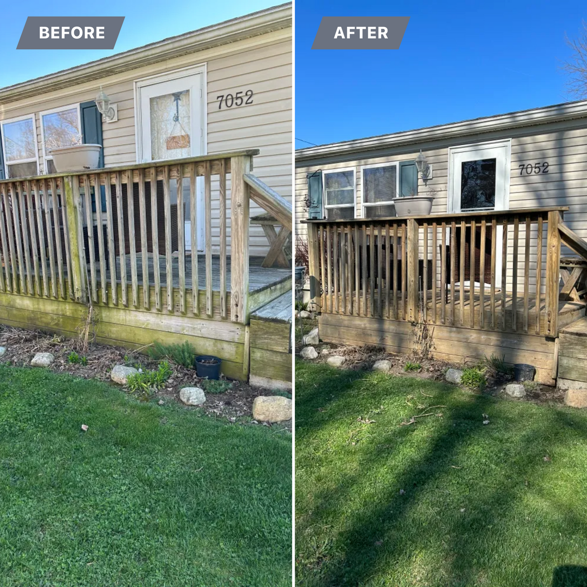 Wood Deck & Fence Restoration for X-treme Pro Wash in Huntsville, OH