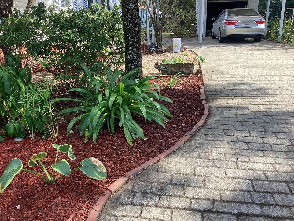 Mulch / Pine Straw installation for Xtreme Landscaping & Lawn Care in Lincoln, AL
