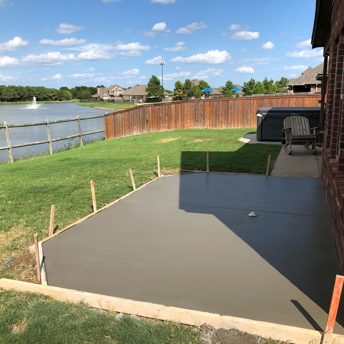 Patio Construction for Sol Co in Tulsa, OK