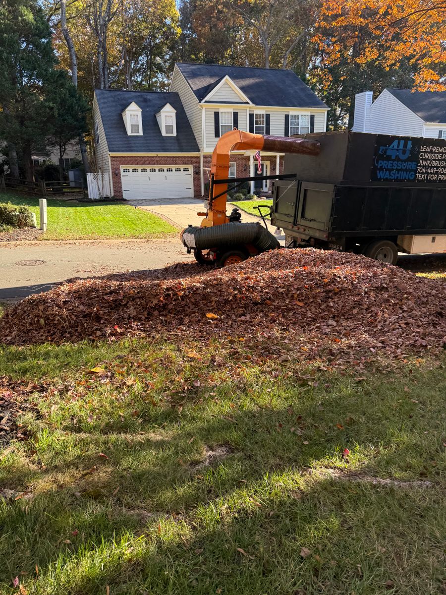 Leaf Removal for 4U Pressure Washing in Huntersville, NC