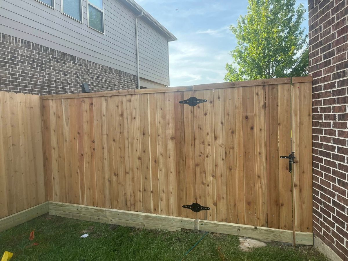 Gate Installation for Longhorn Fence & Land Development in Webster, TX