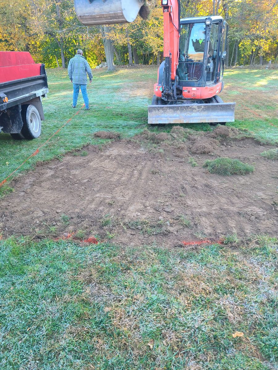 Site Grading for Heckman Hauling & Excavating in Nescopeck, PA
