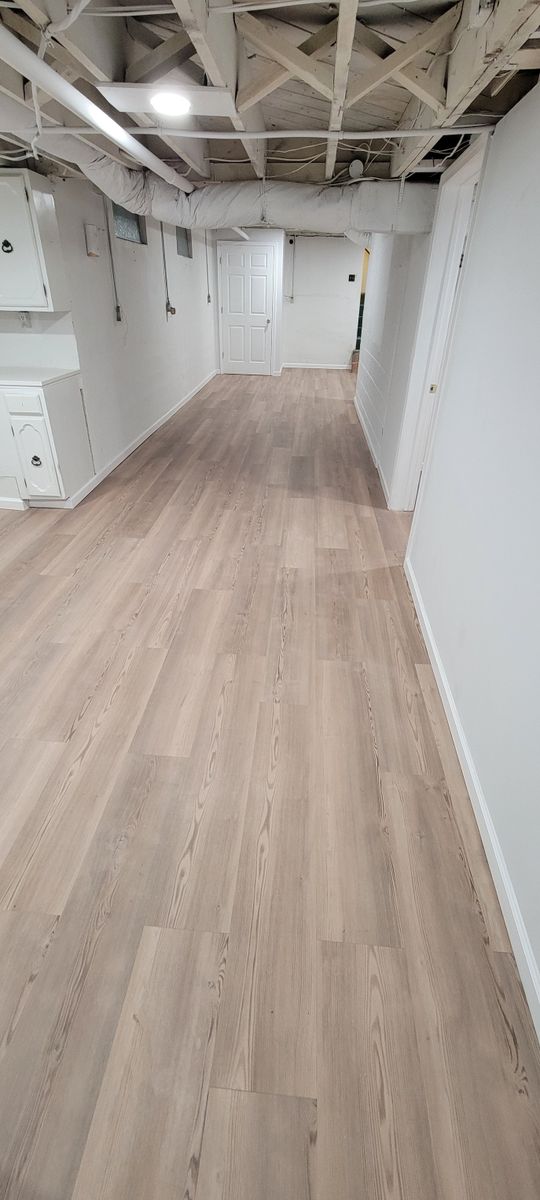 Basement Renovation for Middle Man Construction in Fall Branch, TN