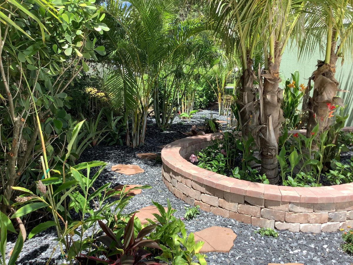 Landscape Installation for DelliQuadri Landscapes LLC in North Port, FL