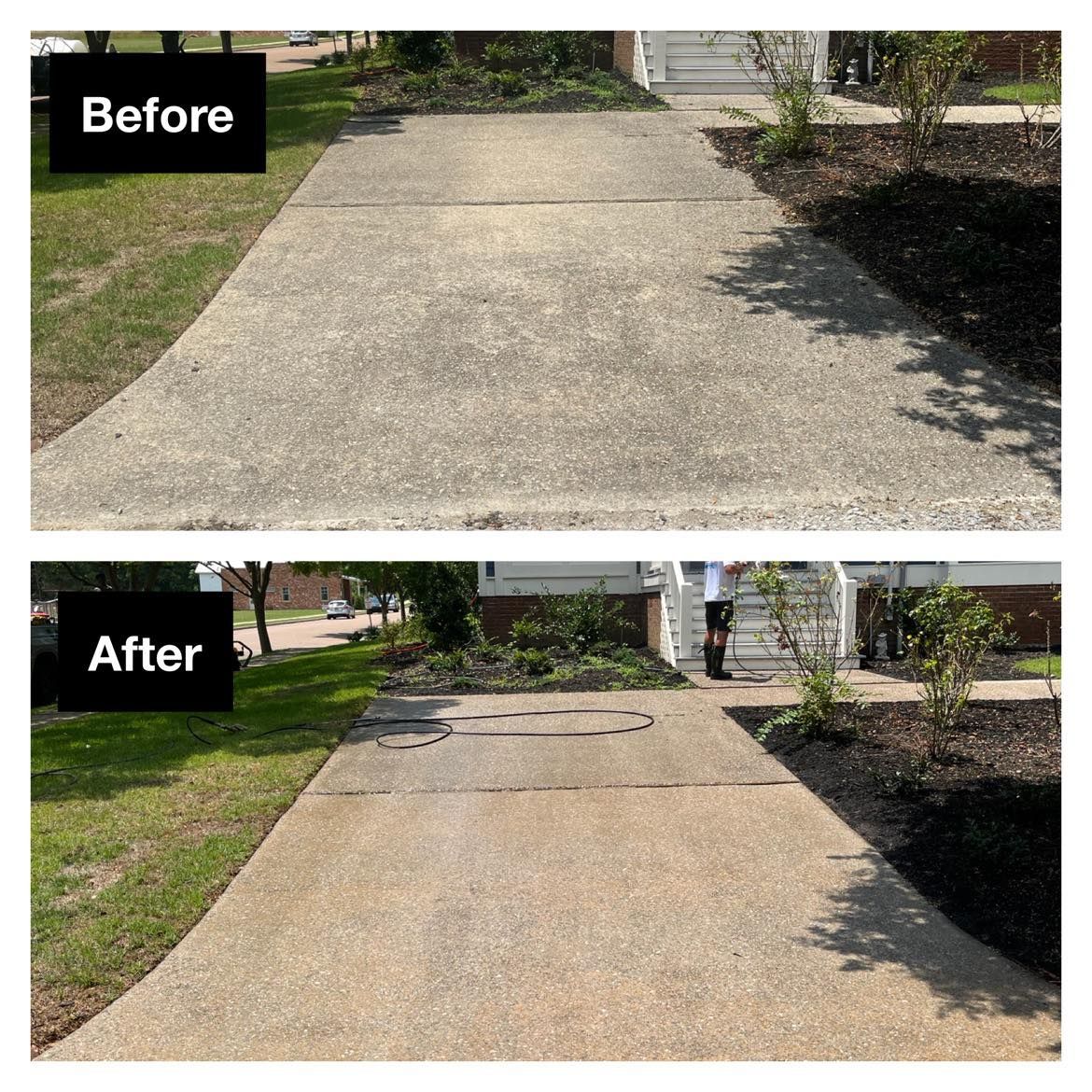 Driveway and Sidewalk Cleaning for Honey Do Oxford Pressure Washing and Soft Washing in Oxford, Mississippi