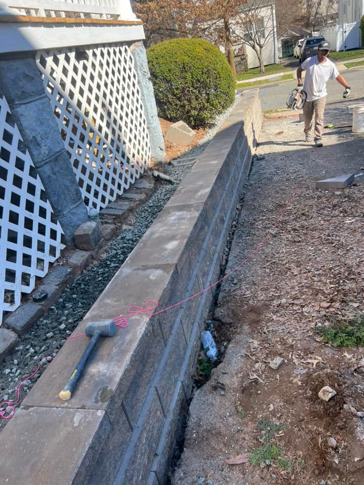 Retaining Wall Construction for Fajardo construction&masory LLC in Morristown, NJ