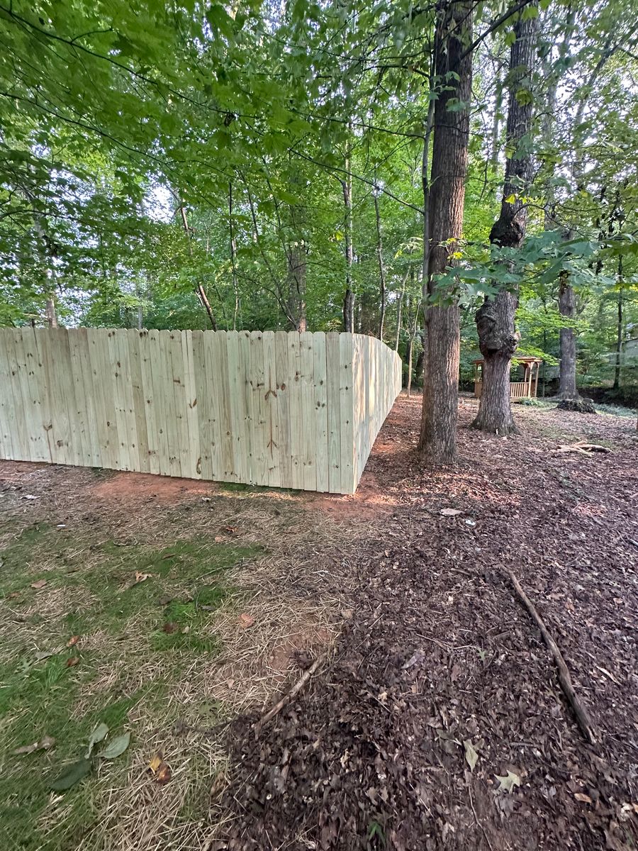 Fence Installation for Kyle's Lawn Care in Kernersville, NC