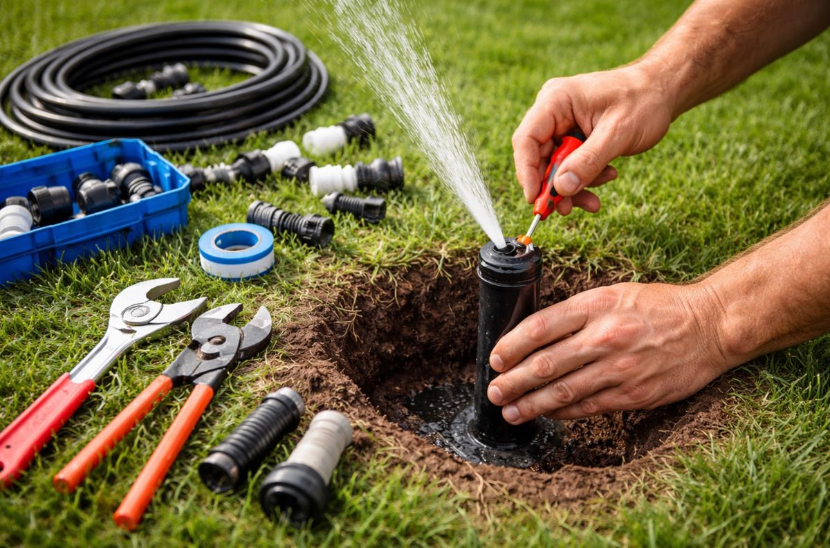Sprinkler Repair for Landscape Legends in Roanoke, TX