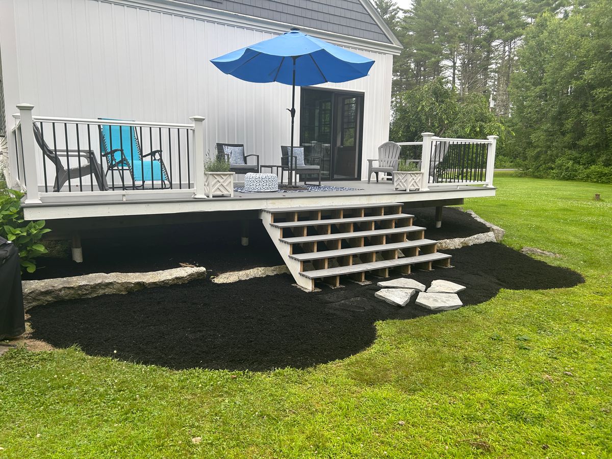 Full Landscape Redesign for CM & Sons Landscaping LLC in Benton, ME