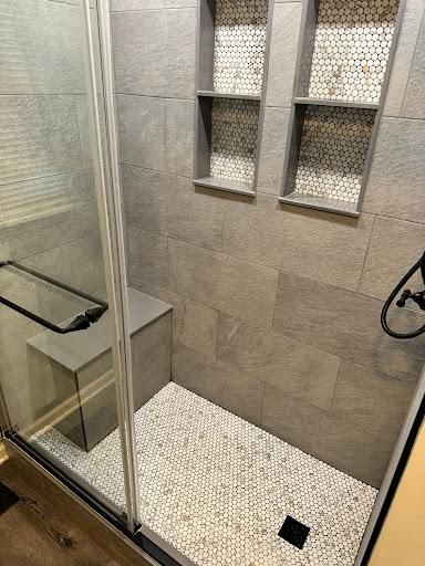 Shower Tiling for A-Otay Constructs Etc. in Lawrence County, TN