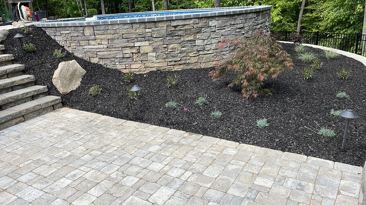 Mulch Installation for Lively Landscaping LLC - NC in Franklinton, North Carolina