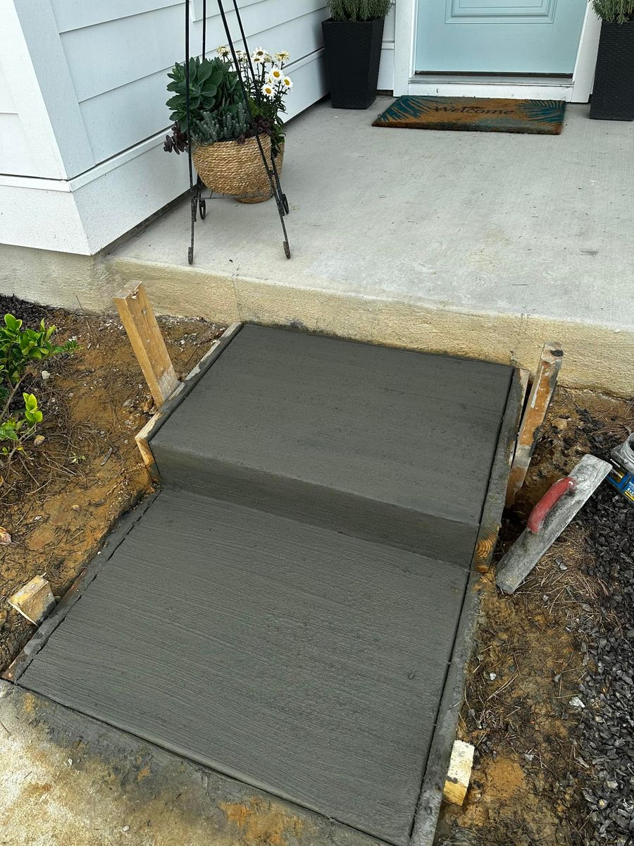 Stair Design & Installation for A&J Martinez Concrete in Charleston, SC
