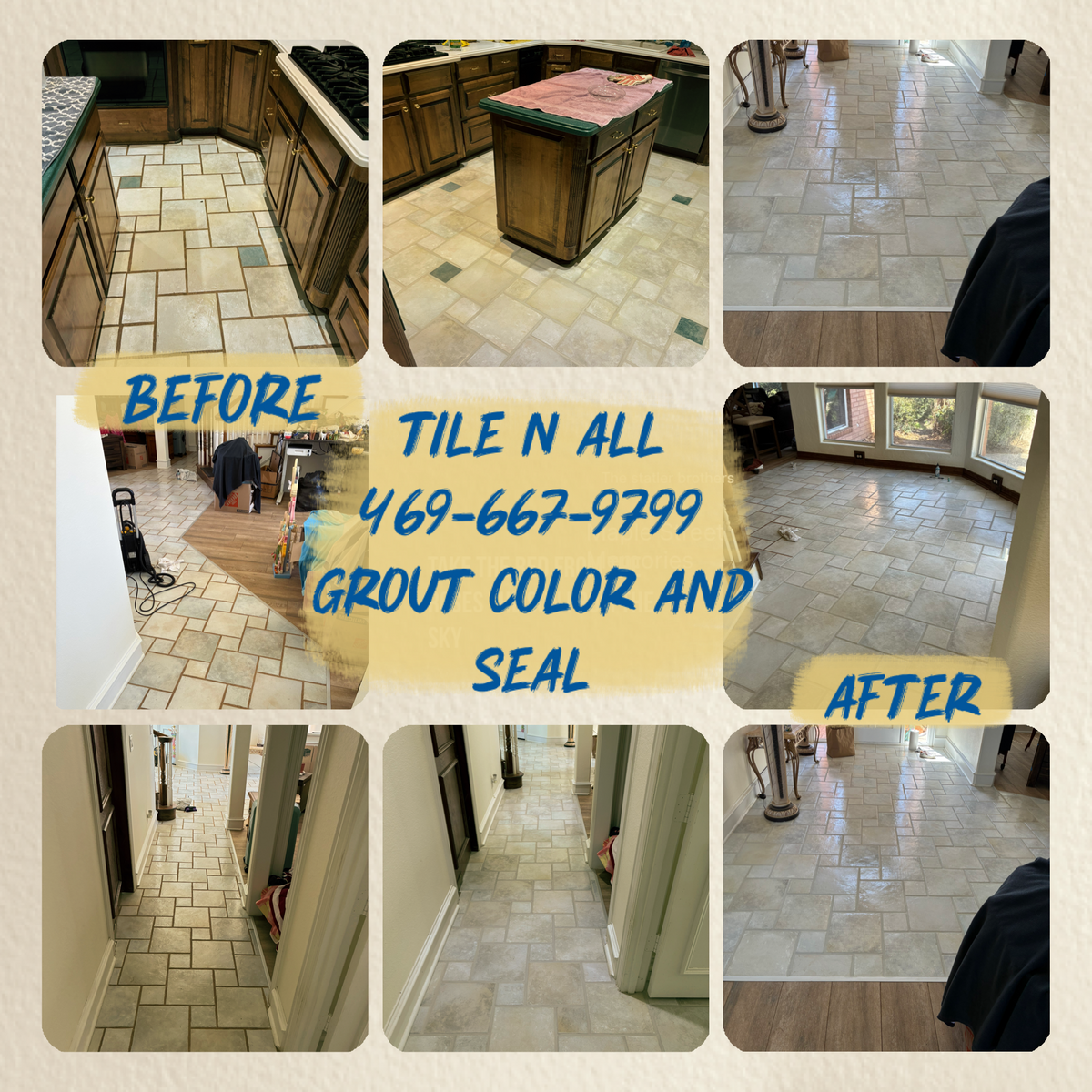 Custom Tiling for Tile-N-All in Denton, TX