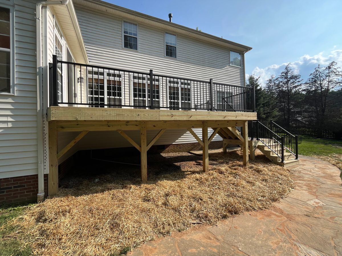 Screen Porch & Deck Installation for Hughes Builders LLC in Greensboro, NC