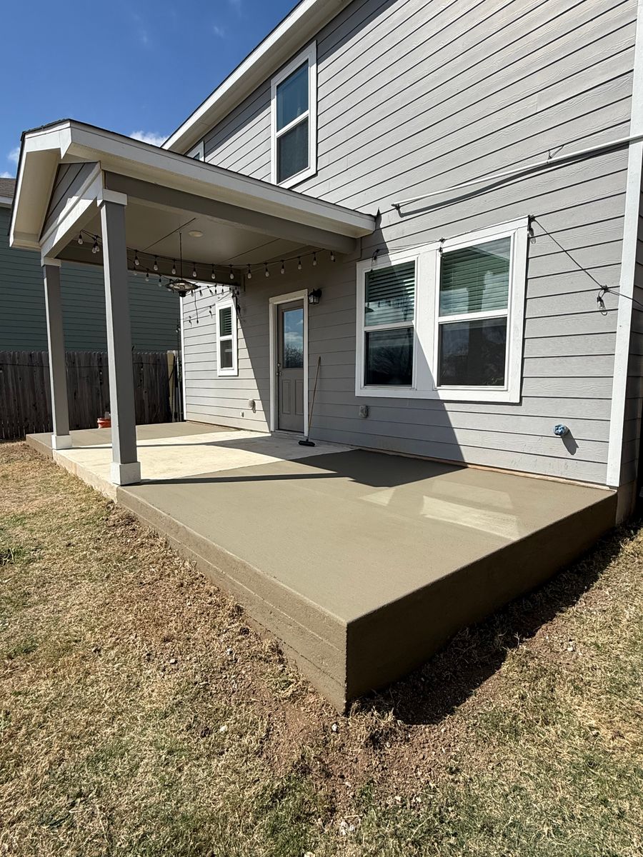 Patios for Benitez Brothers Construction in Austin, TX