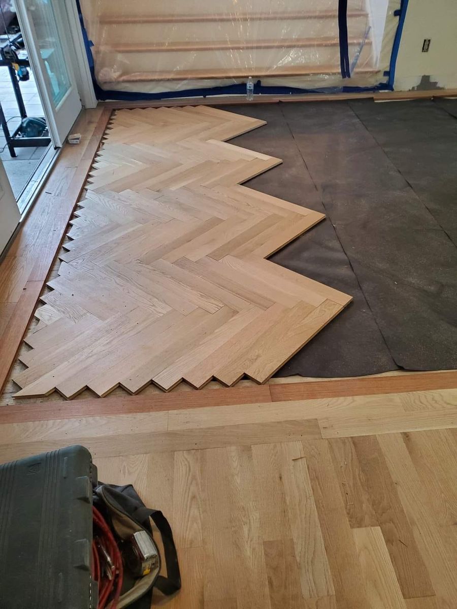 Floor Installation for William McKay Construction Management in North Andover, MA