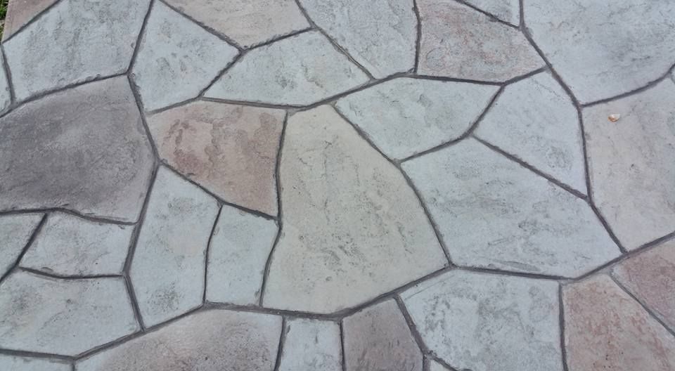 Stamped Concrete Installation for United Concrete Construction L.L.C in San Marcos, TX