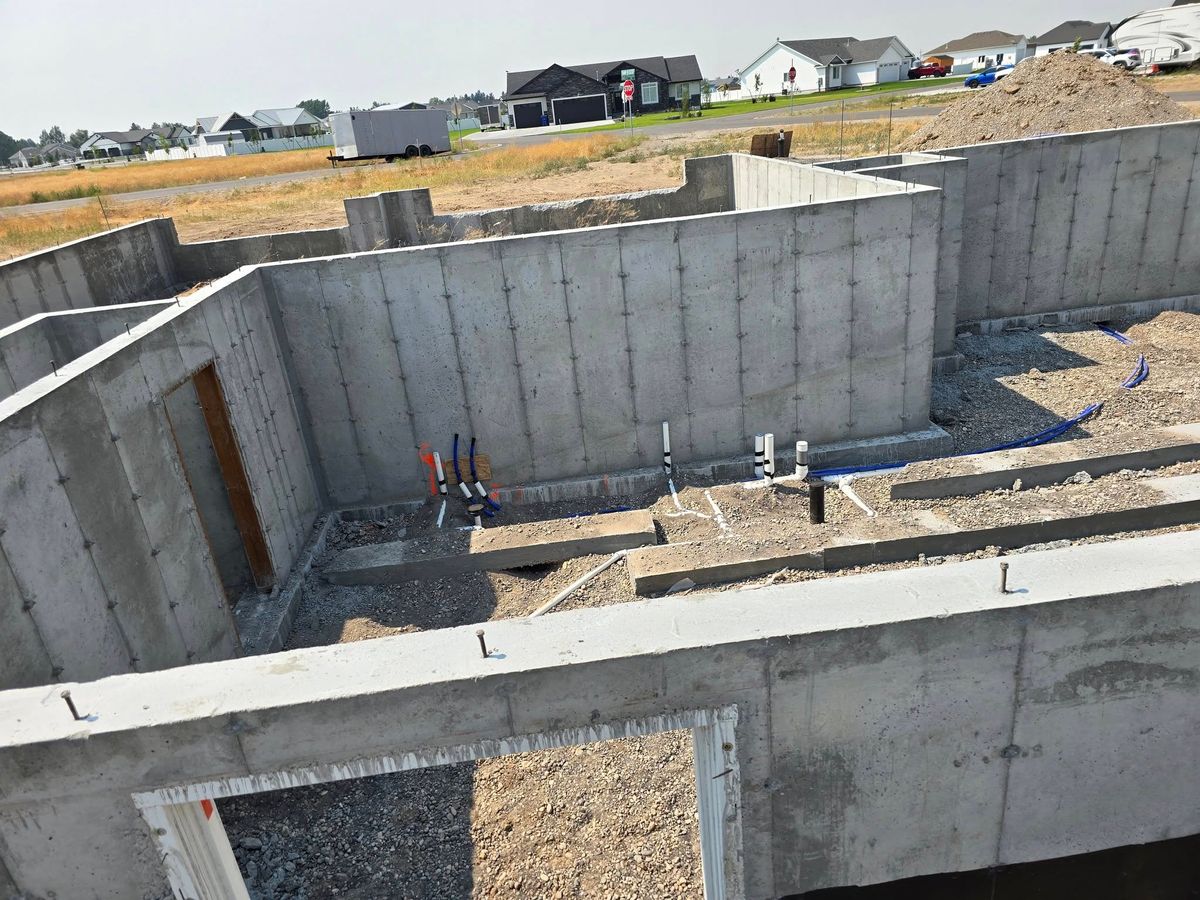 Foundation Construction for GLZ Builders LLC in Bonneville County, ID