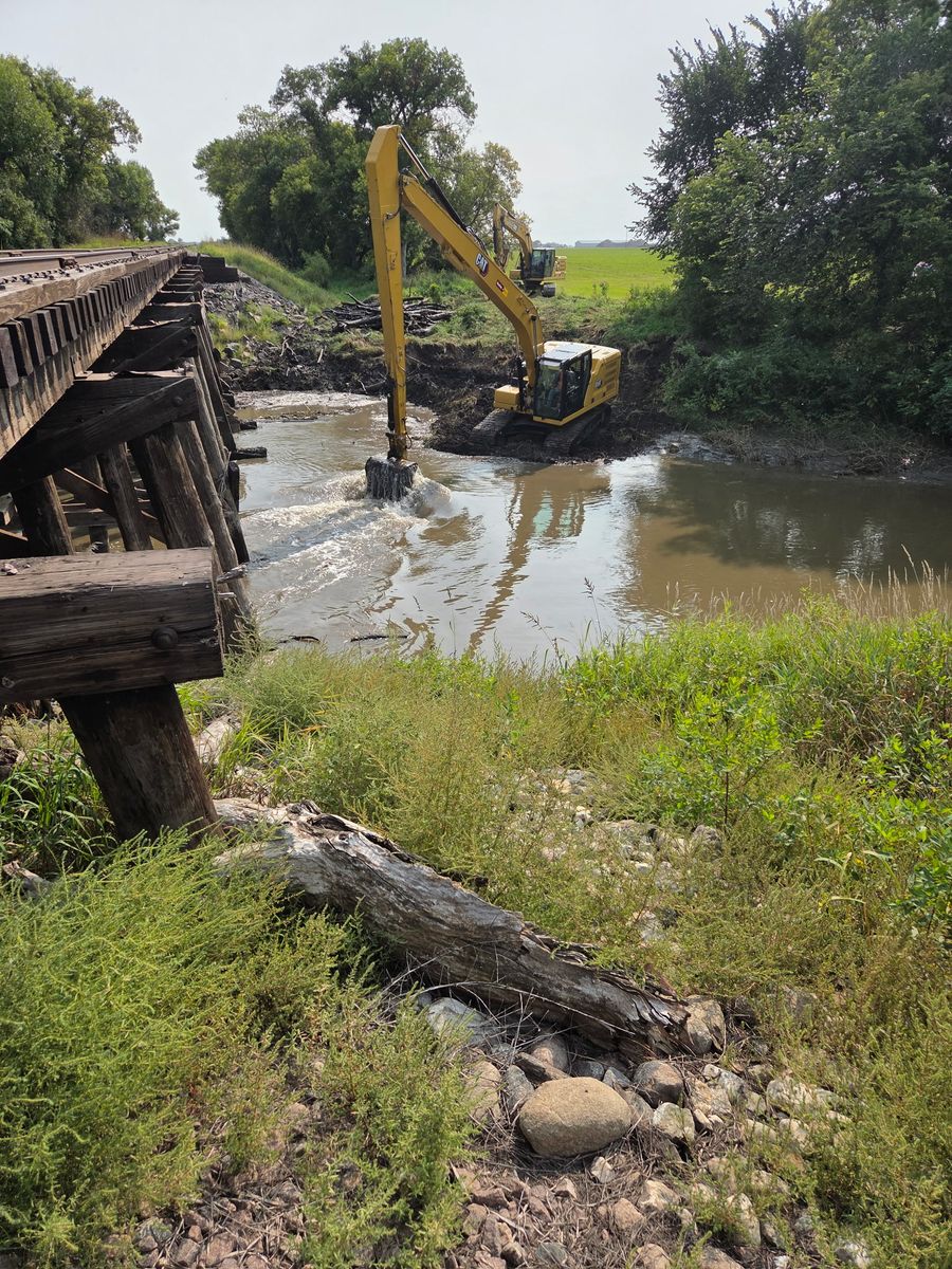 Site Preparation for Matejcek Excavating in Breckenridge, MN