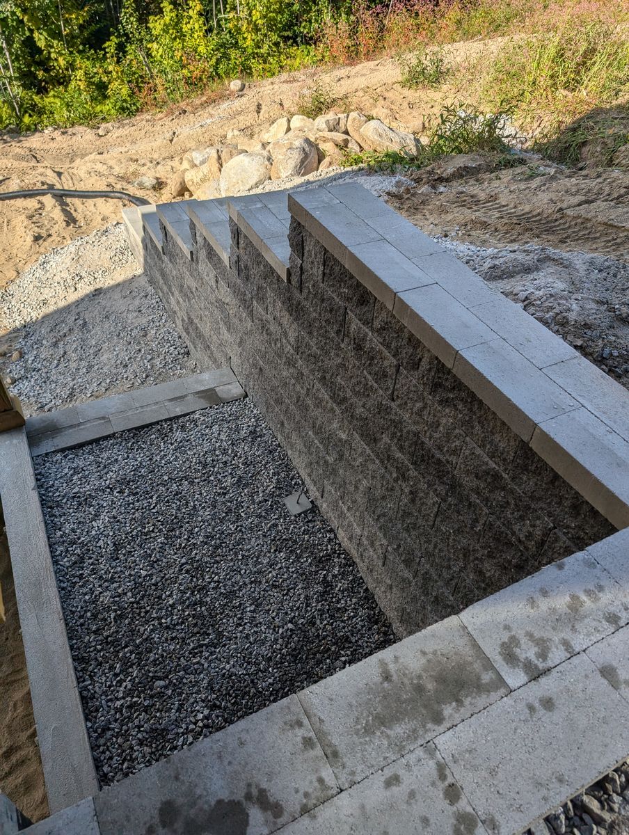 Hardscapes for Krahn Excavation in Oxford County, ME