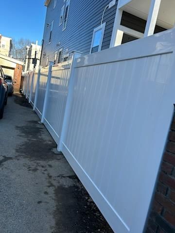 Fence installation for D.S. Landscaping & Construction in Essex County, MA