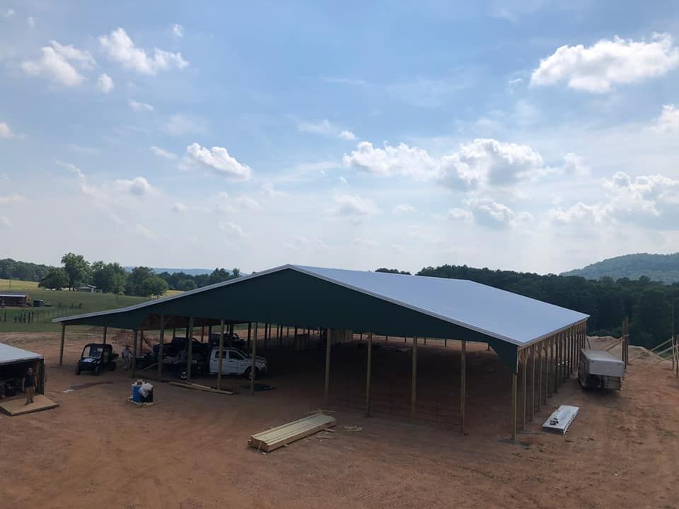 Pole Barn Construction for Ridgeline Construction in Hiddenite, NC
