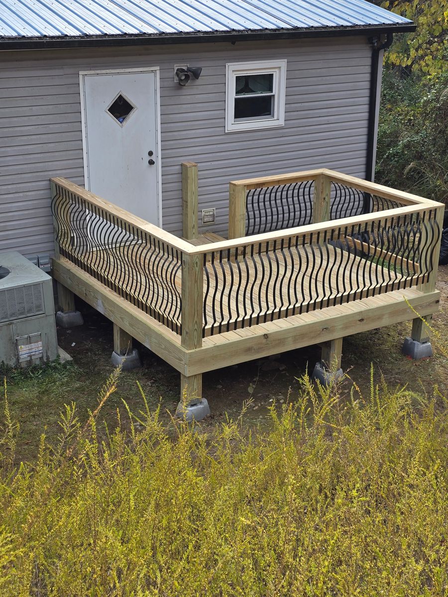 Deck Installation for The Handyman Viking in Dandridge, TN
