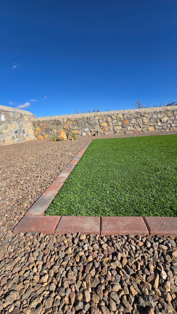 Artificial Grass Installation for Great Outdoors Patio Projects in El Paso, TX