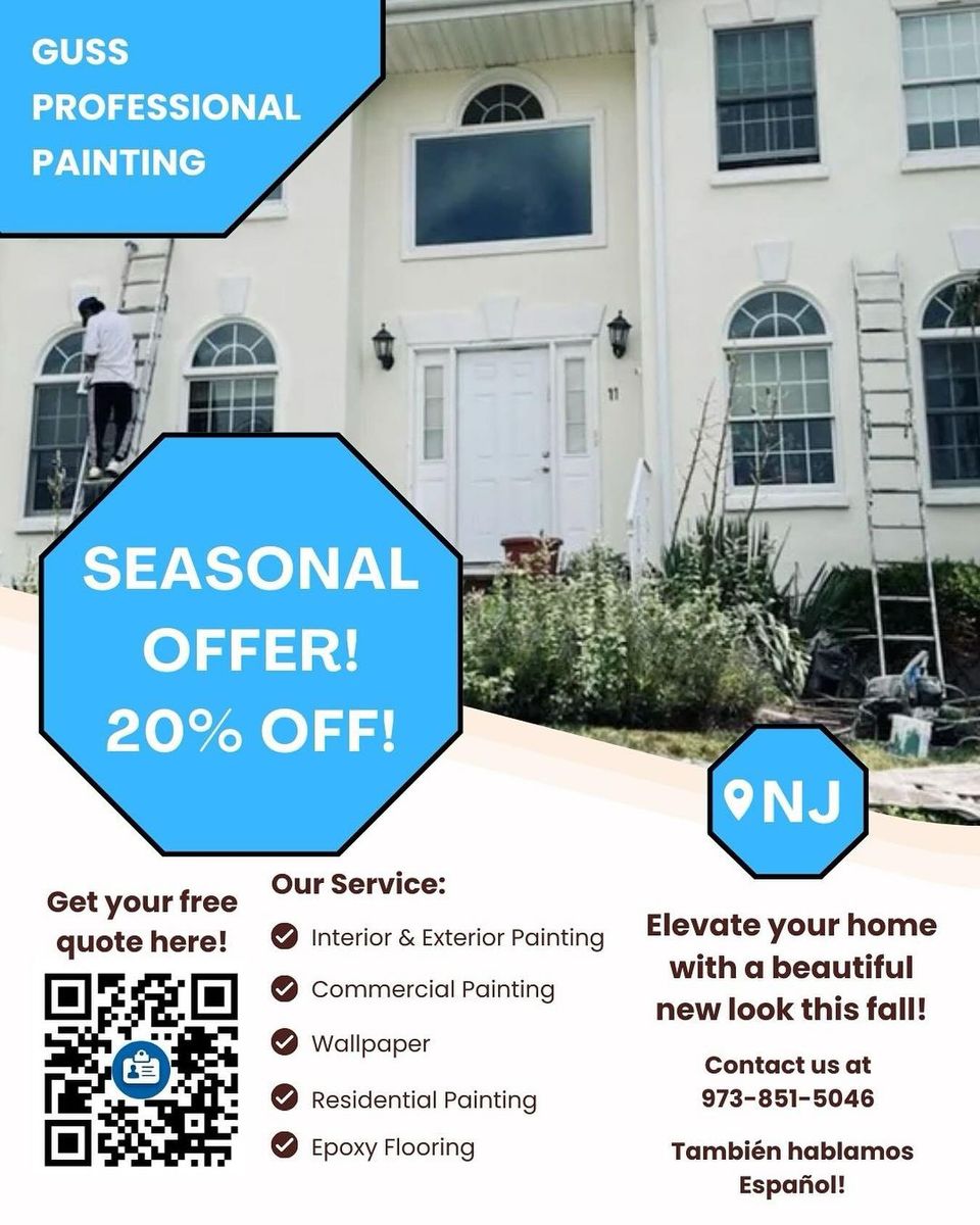 Epoxy Flooring for Guss Professional Painting and Wallpaper in Clifton, NJ