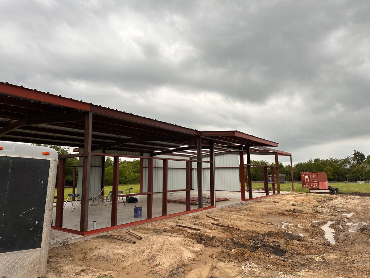 Custom Metal Buildings for CR Fabrication in Royse City, TX