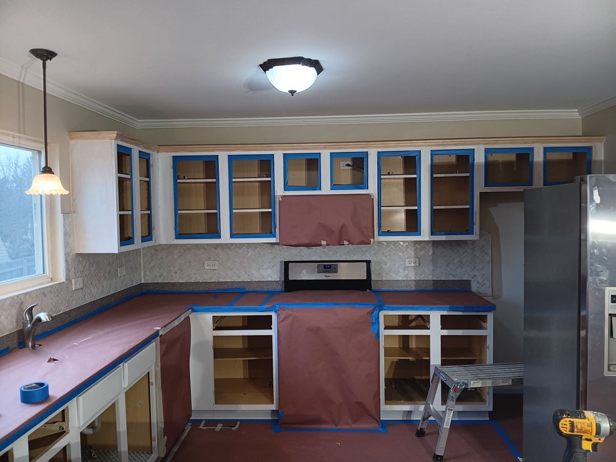 Kitchen and Cabinet Refinishing for Eagle Five Stars Painting in Brazos Valley, TX