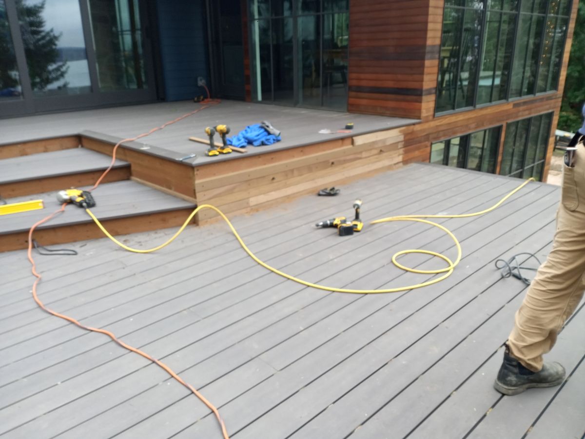 Decking and Handrails for APA Construction in Suquamish, WA